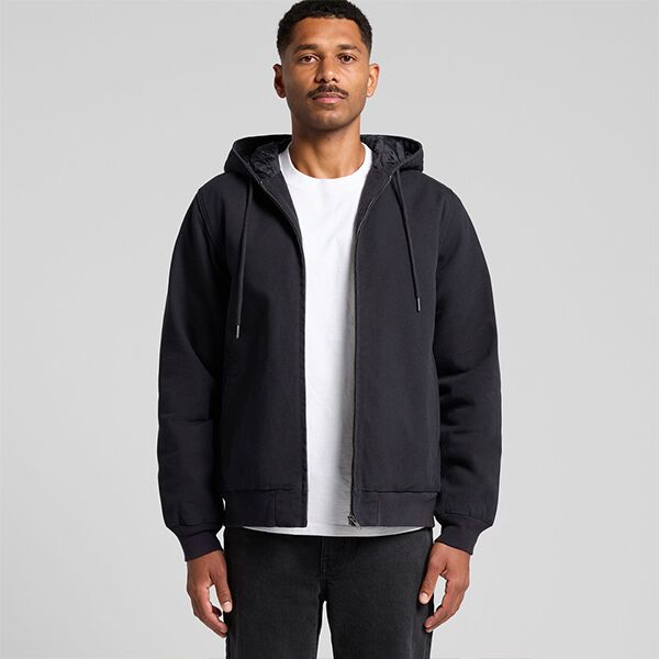 Canvas Bomber Hood Jacket Thumbnail