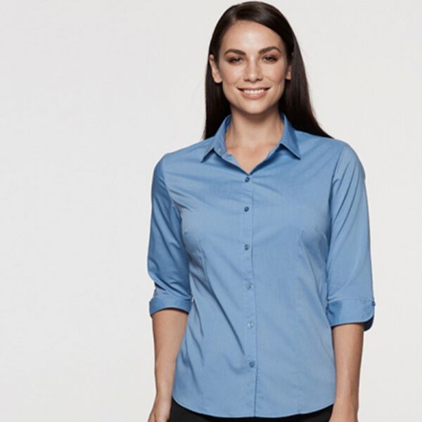 Womens Mosman Shirt 3/4 Sleeve Thumbnail